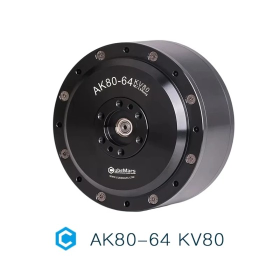 Hot Sales T-motor  AK80-64 CubeMars KV80 6-12S(planetary Gearheads)High-torque Motors for Exoskeletons, and Collaborative